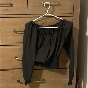 over the shoulder top